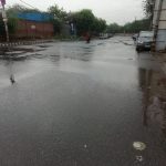 theme raining street